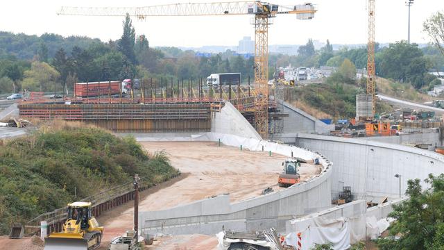 Verkehr: Bau des Riederwaldtunnels - letzte Bäume werden gerodet
