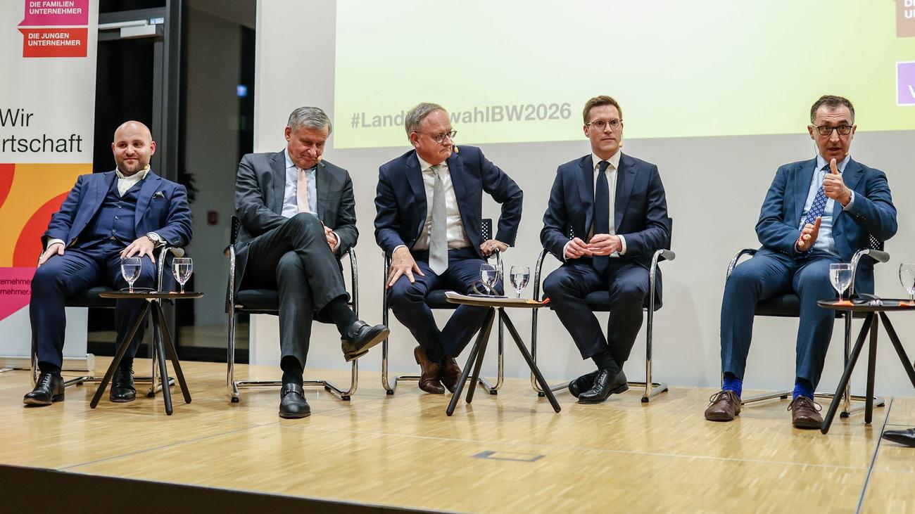 Landtagswahl: Kandidaten zeigen Humor im Wahlkampf-Duell