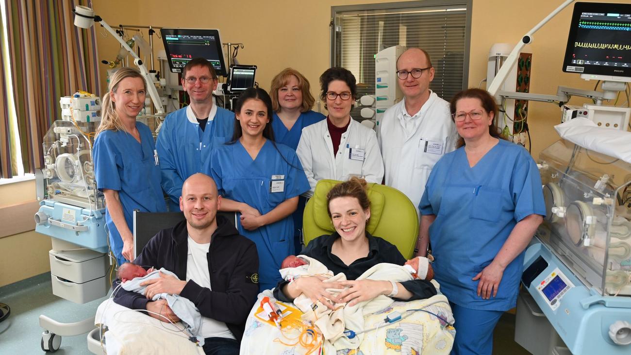 Sensation: Sehr selten: Eineiige Drillinge in Bielefeld geboren