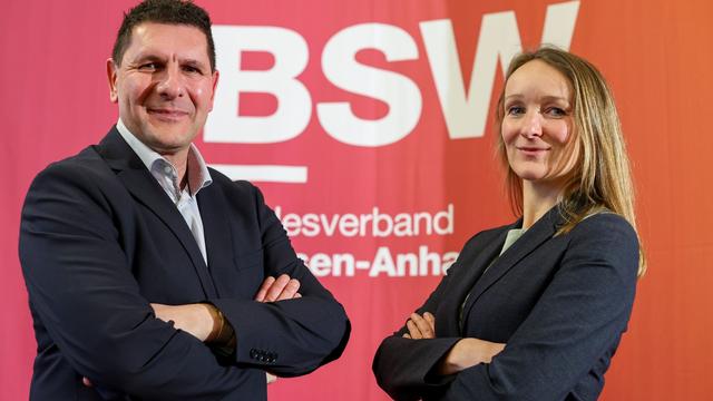 Vor der Landtagswahl: Claudia Wittig und Thomas Schulze führen BSW-Wahlkampf an