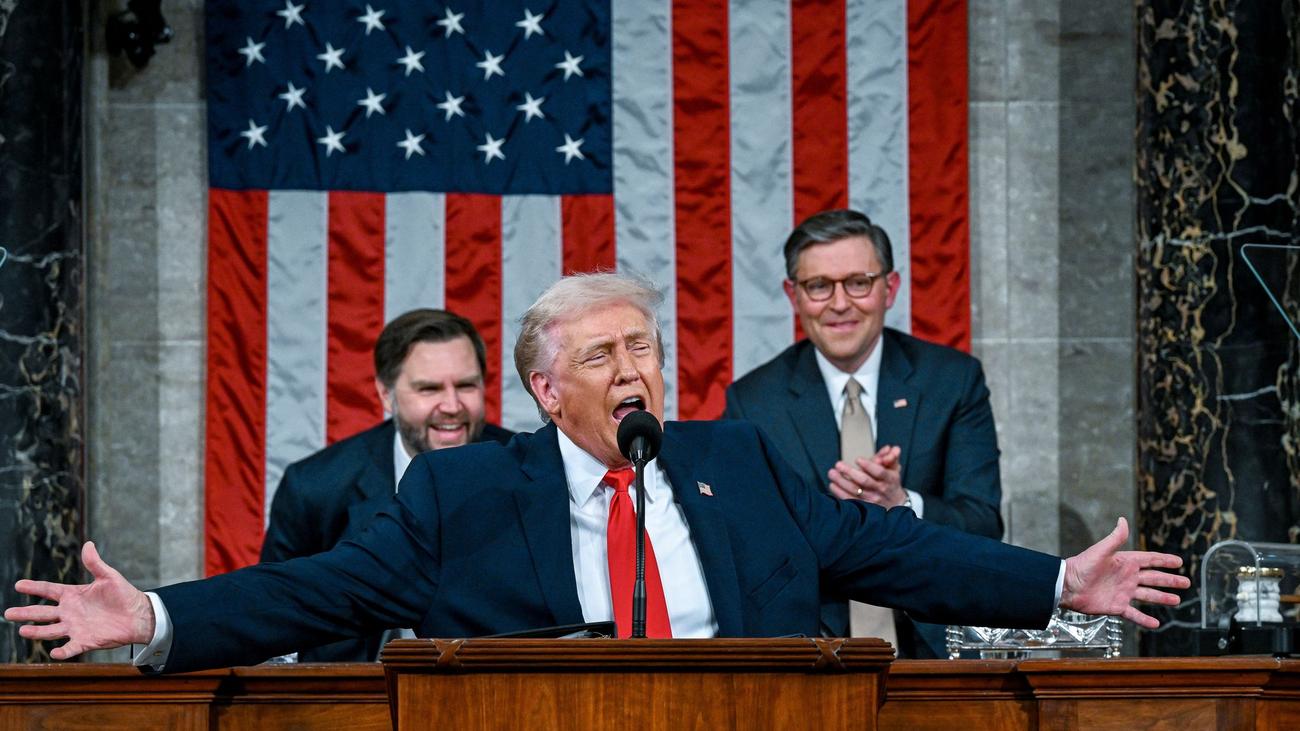State of the Union: Trump beschwört seinen Zoll- und Migrationskurs