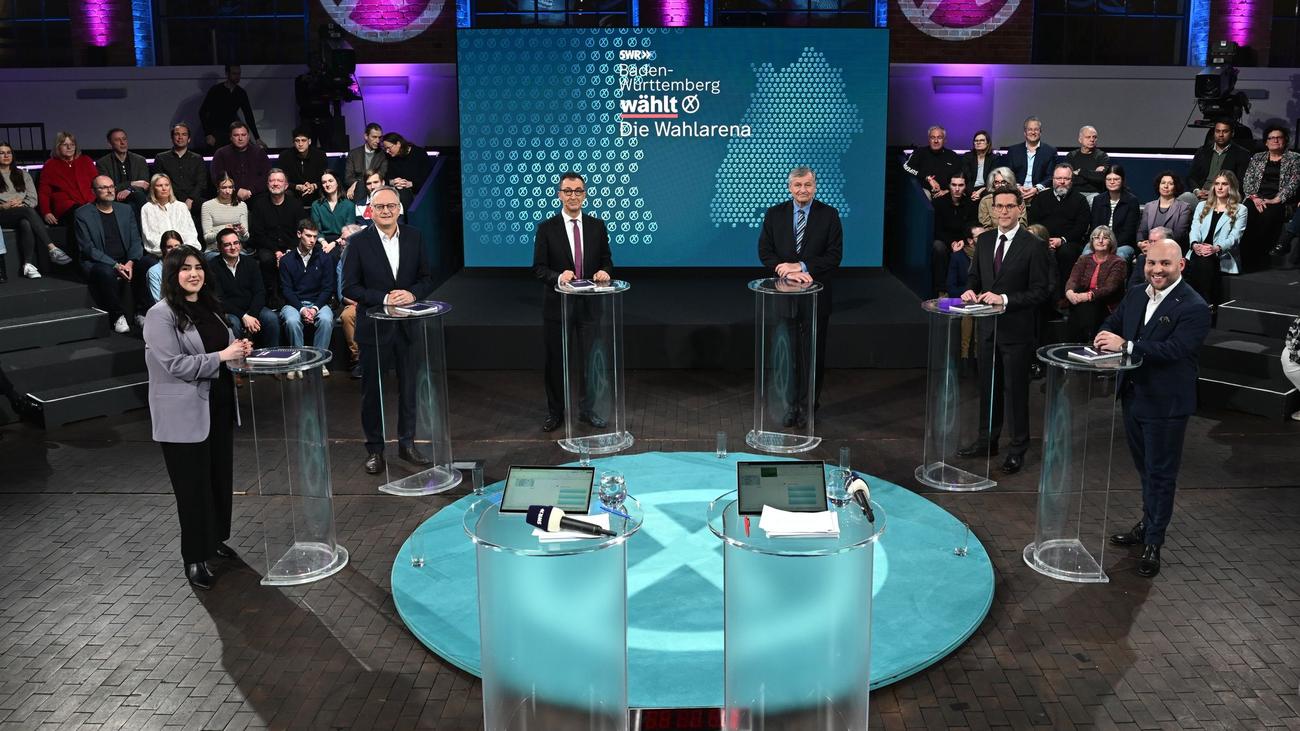 Wahl-Debatte: Kandidaten gehen sich in SWR-"Wahlarena" teils scharf an