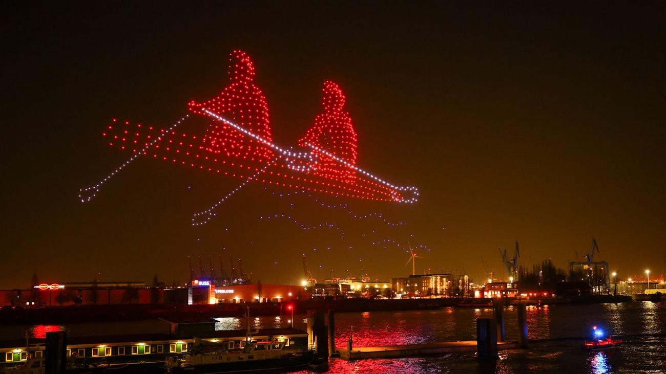 Hamburger Olympia-Bewerbung: Lichter-Show für Olympia: Hamburgs Senat wirbt um Zustimmung