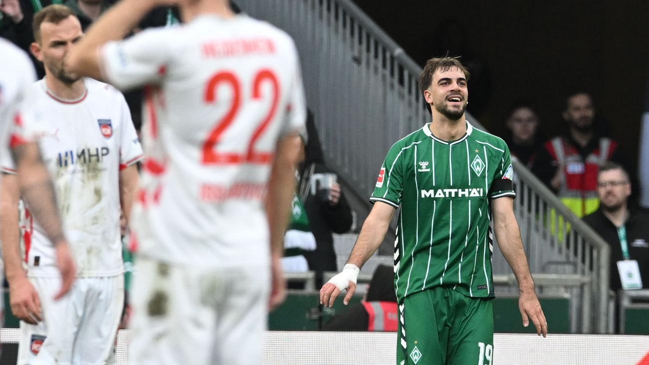 Fußball-Bundesliga: Aufatmen bei Werder: Erster Sieg nach 13 Spielen