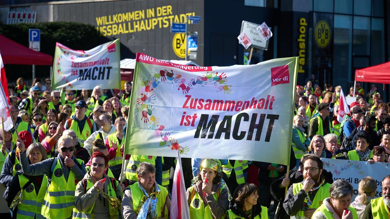 Soziale Dienstleistungen: Tarifstreit bei der AWO NRW: Dritte Runde ohne Ergebnis