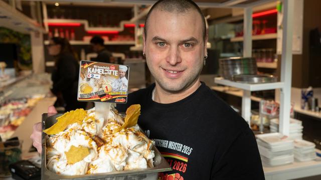 Leicht salzig: Eis aus Kamelmilch: Deutscher fliegt zur WM in die USA