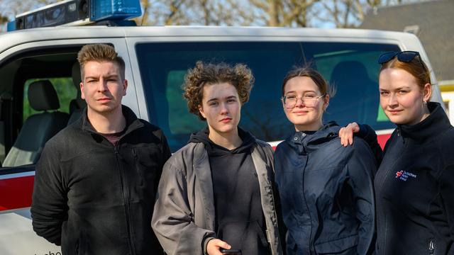 Großeinsatz: Ersthelfer im Brandeinsatz: