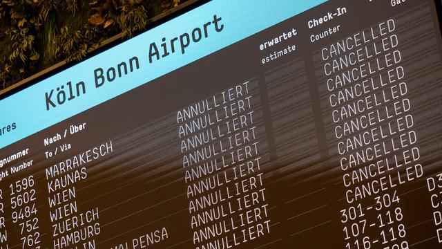 Justiz: Klagen gegen Fluglinien: NRW-Gericht führt Rangliste an