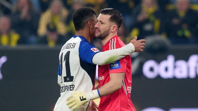  HSV-Keeper Heuer Fernandes war bester Mann bei den Gästen.