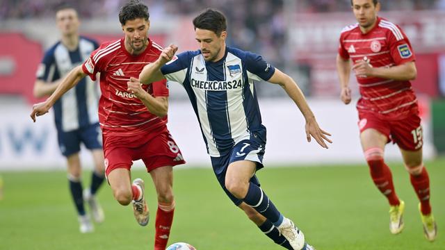 2. Fußball-Bundesliga: Reese führt Hertha mit Doppelpack zum Auswärtssieg