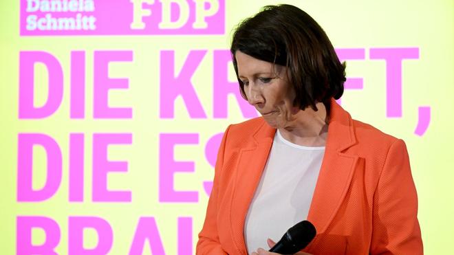Partei: Noch Regierungspartner in der Ampel, bald außerparlamentarische Opposition: Der Fall der FDP in Rheinland-Pfalz war tief, entsprechend groß die Enttäuschung bei Spitzenkandidatin Schmitt. (Archivfoto)