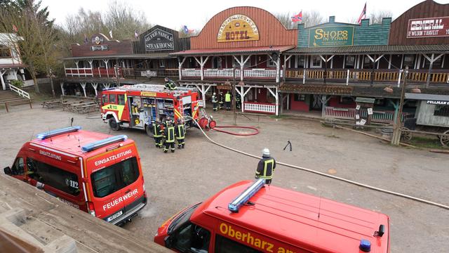 Brände: Brand in Harzer Tourismusattraktion Pullman City