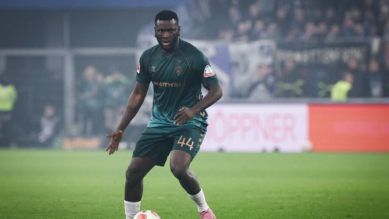 Fußball-Bundesliga: Werder-Profi Boniface schon wieder im Mannschaftstraining