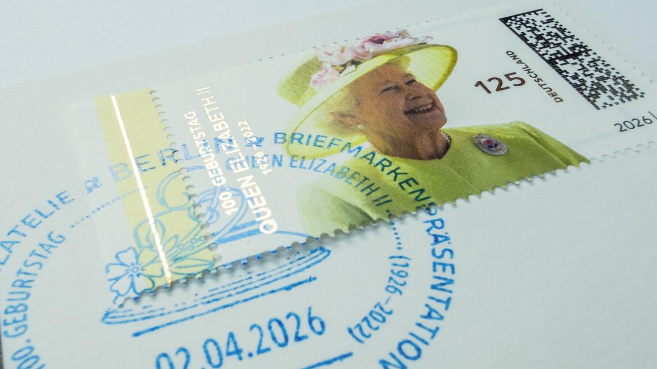 Britische Monarchie: Post prägt Sonderbriefmarke mit Queen Elizabeth II.