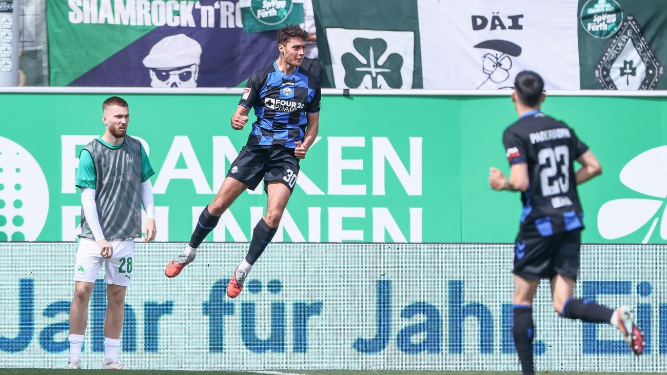 2. Fußball-Bundesliga: SC Paderborn unterstreicht Aufstiegsambitionen in Fürth