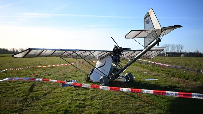Direkt nach dem Start: Der Pilot kam bei dem Absturz ums Leben.