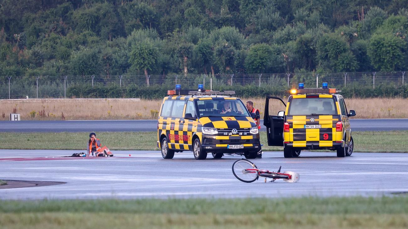 Flughafen Hamburg: Prozess um Flughafen-Blockade – Klimaschützer wird verwarnt