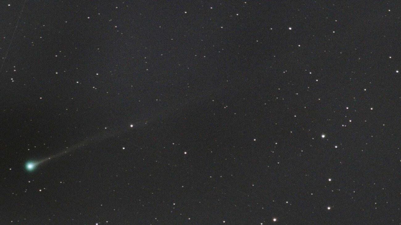 Besucher aus der Ferne: Komet am nächtlichen Morgenhimmel zu sehen
