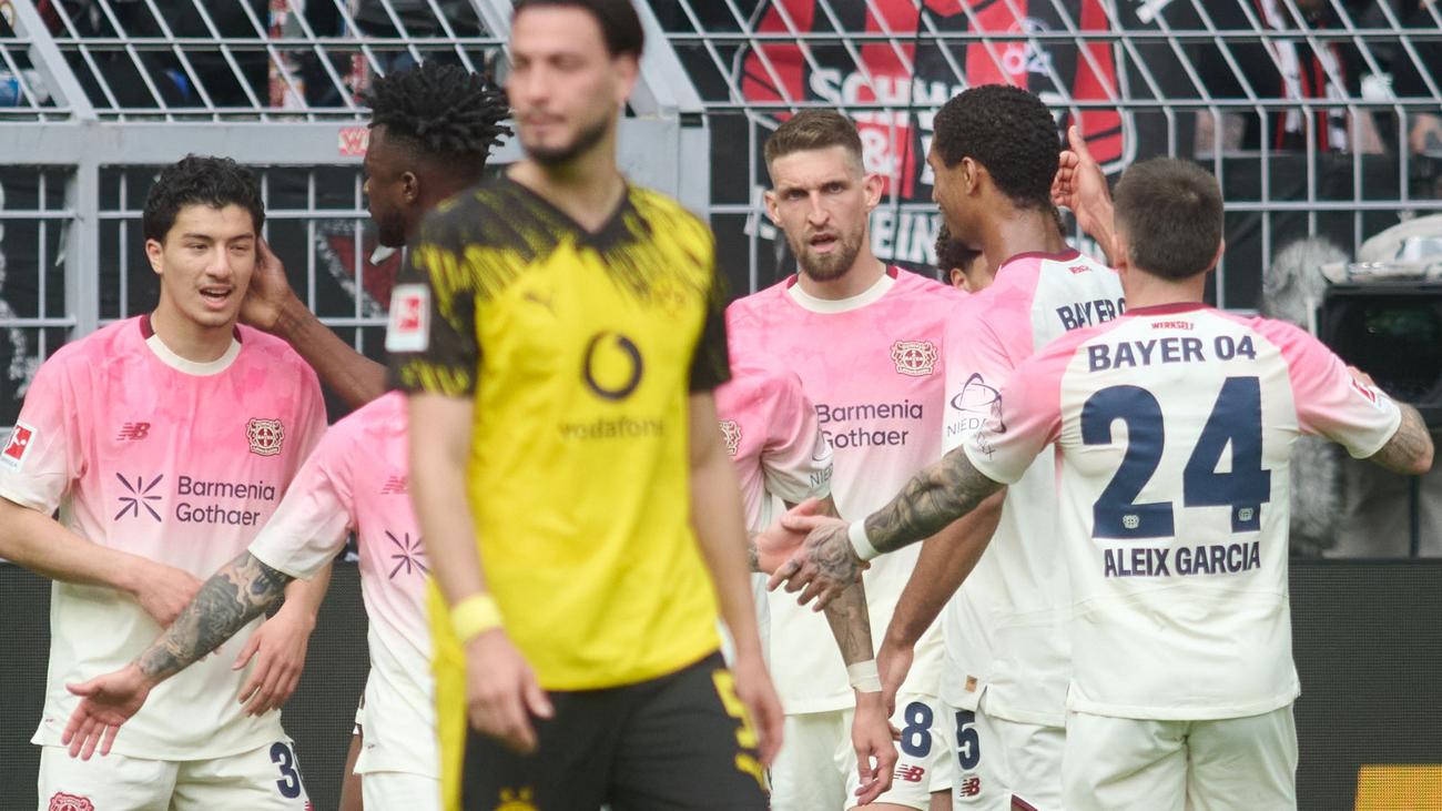 Fußball-Bundesliga: Bayer zurück im Königsklassen-Rennen - Wolfsburg verliert