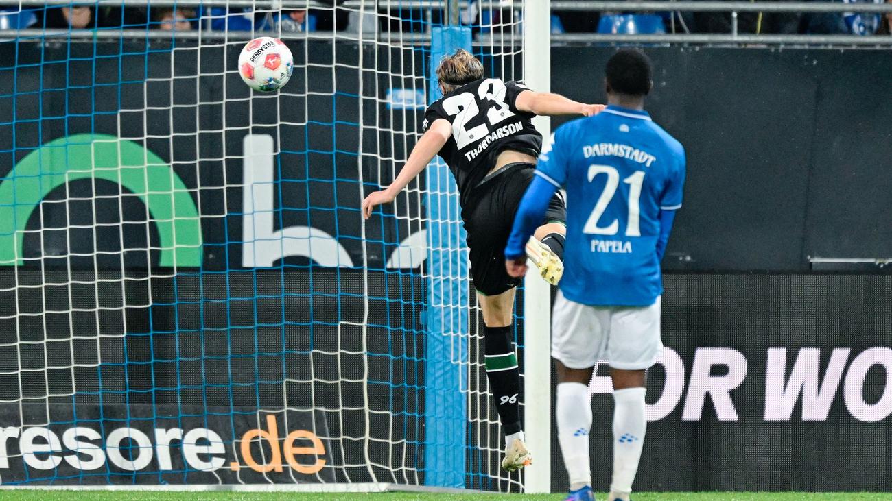 2. Fußball-Bundesliga: Darmstadt 98 verliert Verfolgerduell gegen Hannover 96