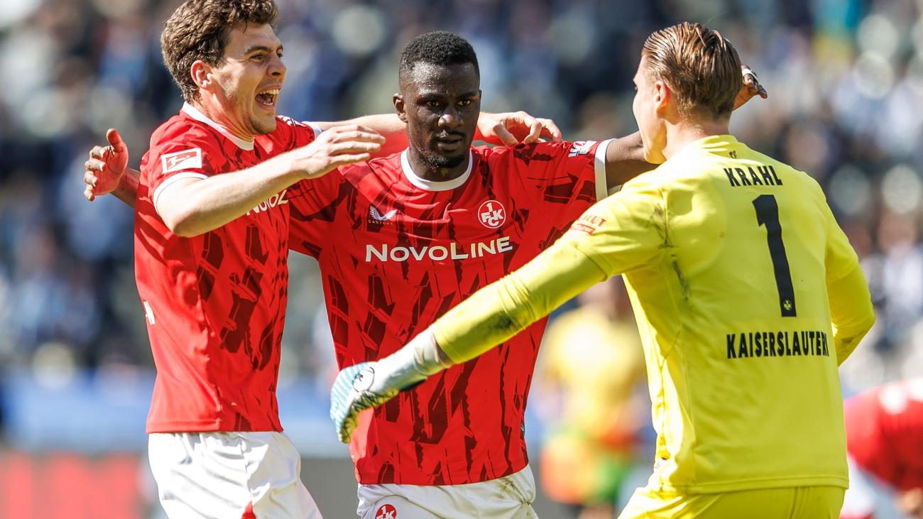 2. Bundesliga: Überragender Krahl hält Sieg fest: FCK gewinnt bei Hertha