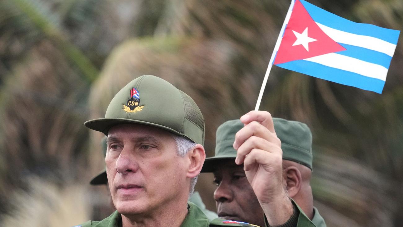 Kuba unter Druck: Kubas Präsident warnt USA vor militärischer Eskalation