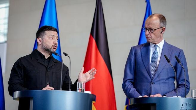 Treffen mit Merz: Es sind die ersten deutsch-ukrainischen Regierungskonsultationen seit langem. (Archivbild)