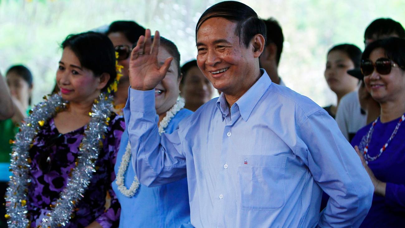 Freude im früheren Birma: Massenamnestie in Myanmar: Früherer Präsident kommt frei