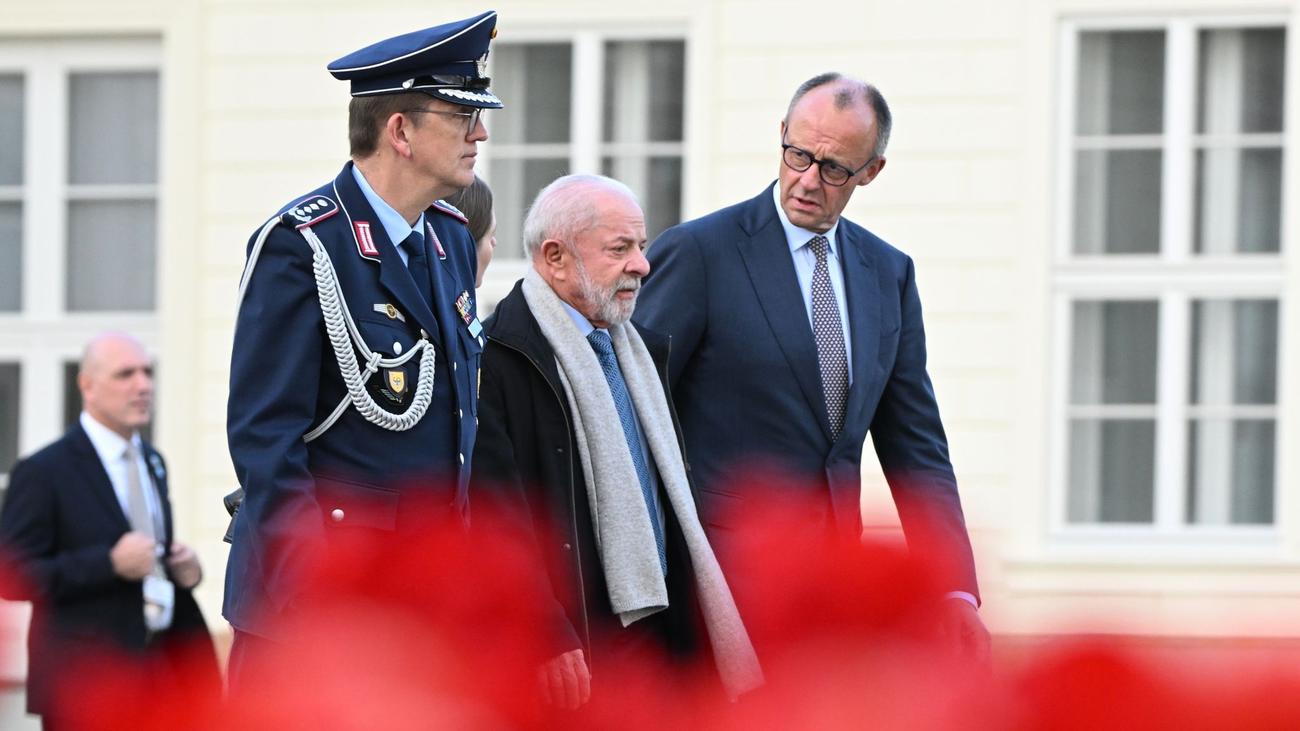 Beziehungen zu Brasilien: Merz empfängt Lula auf Schloss Herrenhausen