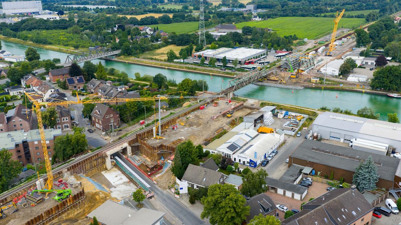 Bahn: Bahnsperrung: Letzte Etappe bei Großprojekt am Niederrhein