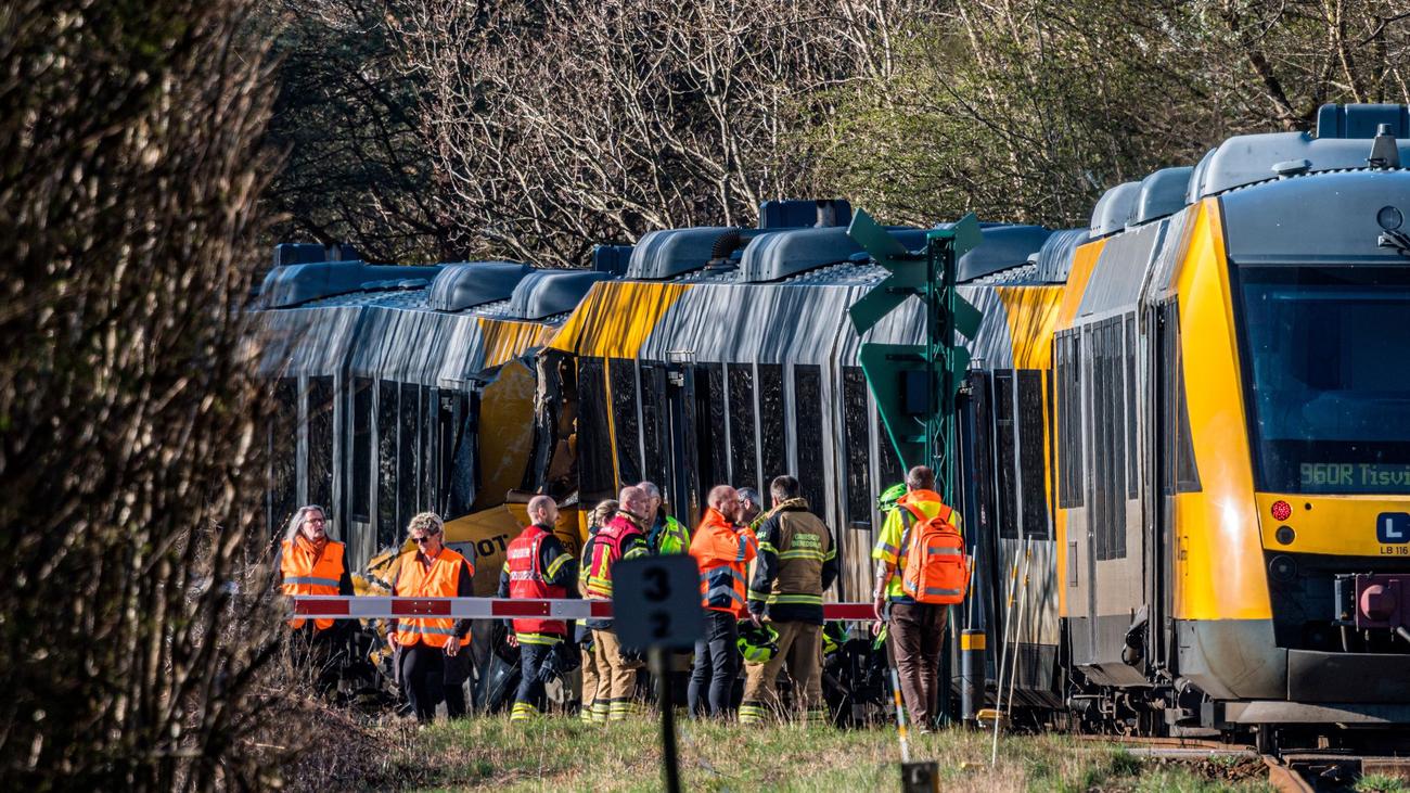 Unglück auf Bahnstrecke: Zugunglück in Dänemark - Polizei spricht von Verletzten