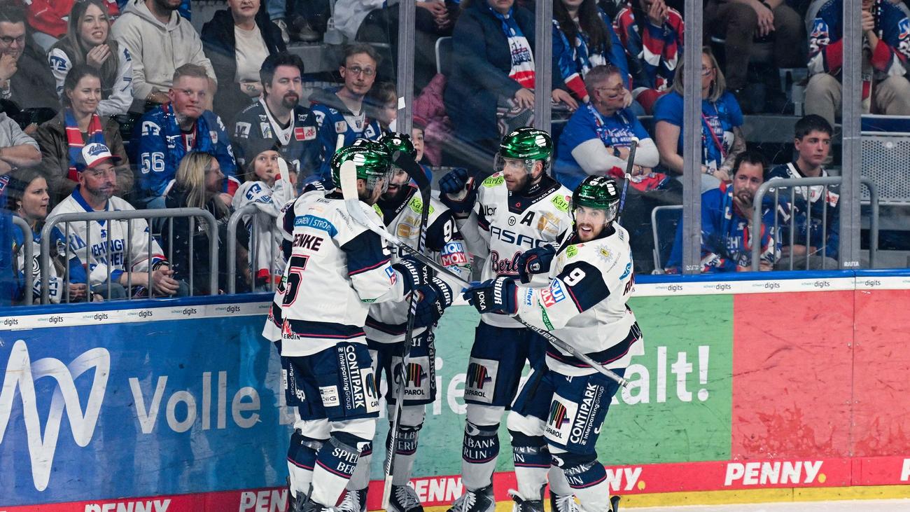 DEL-Playoffs: 7:3 in Mannheim: Effektive Eisbären machen ersten Schritt