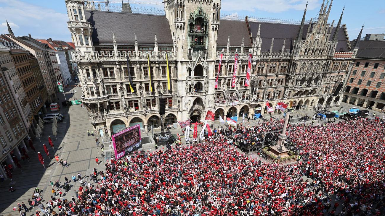 Fußball-Bundesliga: FC Bayern feiert am 17. Mai auf Münchner Marienplatz