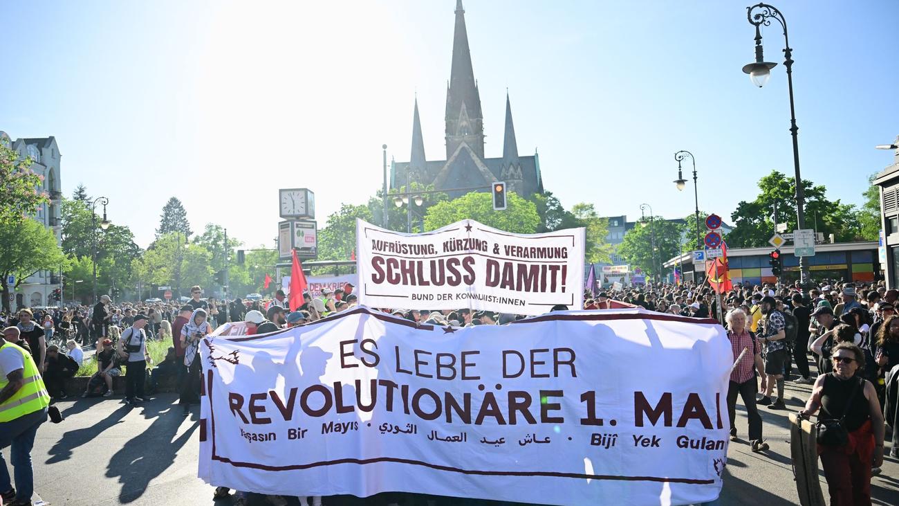 Tag der Arbeit: Demonstrationen und großes Polizeiaufgebot am 1. Mai
