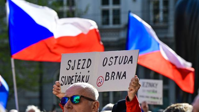 Demonstration: Protest gegen geplanten Sudetendeutschen Tag in Tschechien