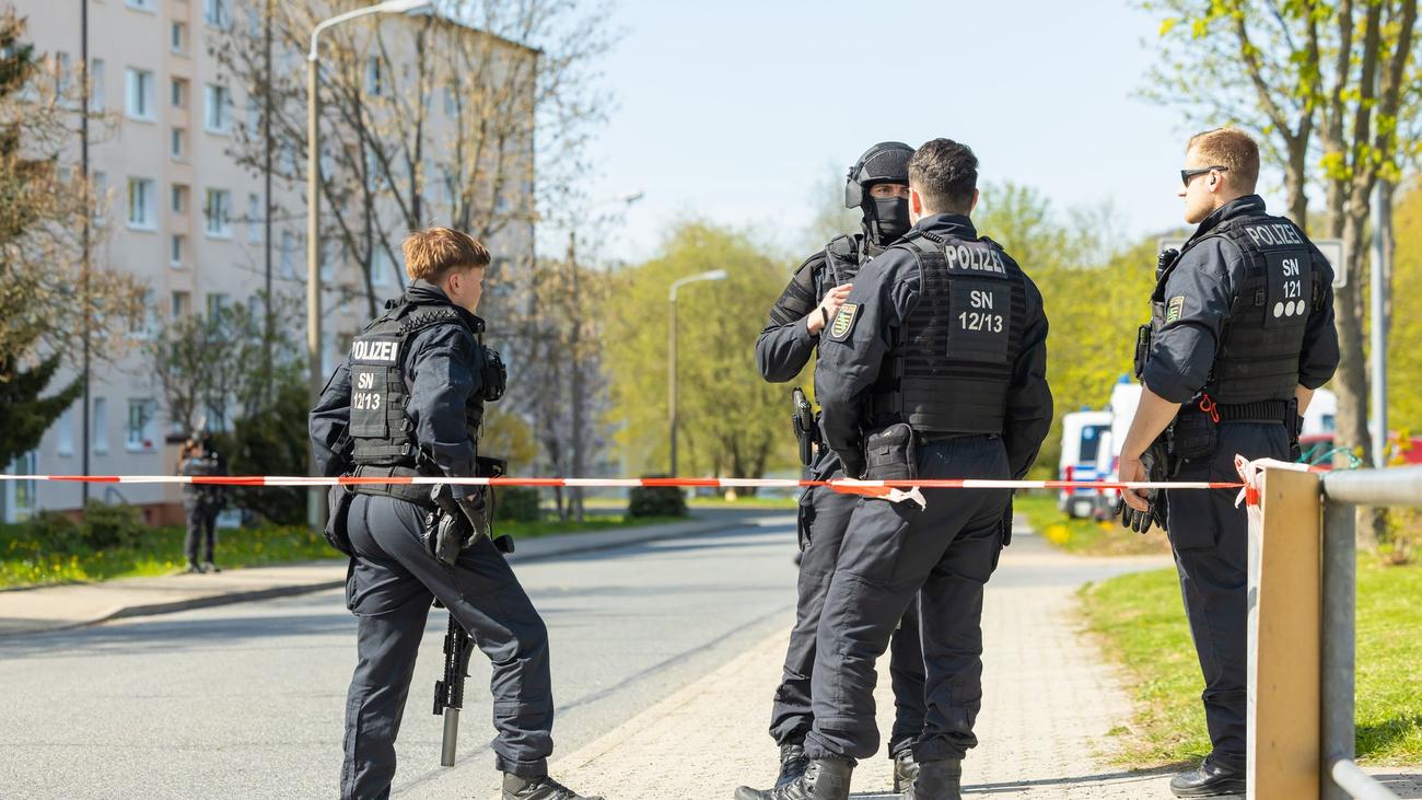 Zwei Tote nach Schüssen: Zwei Tote nach Schüssen in Sachsen