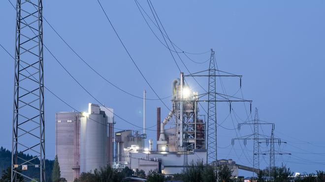 Energiekrise: Zementwerke brauchen viel Strom. (Archivbild)