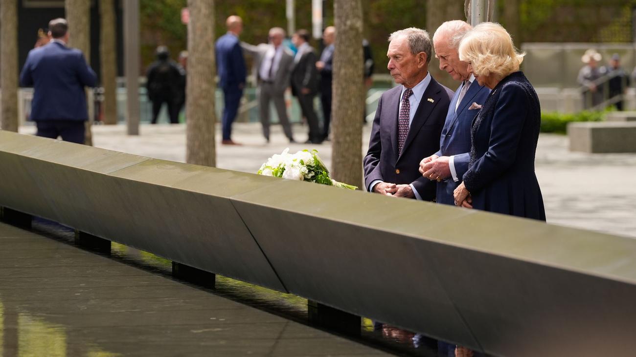 Staatsbesuch: König Charles III. gedenkt der Opfer des 11. September