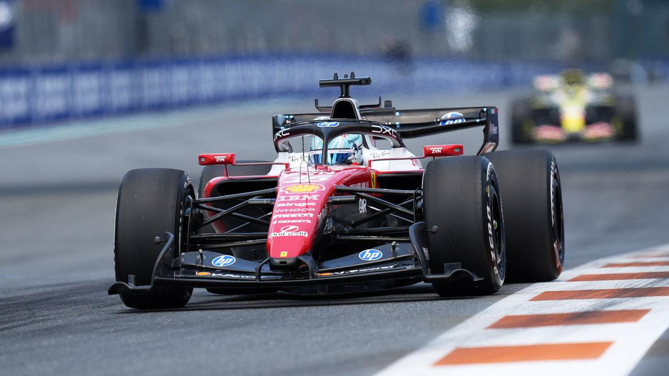 Grand Prix von Miami: Nach Auszeit: Erste Formel-1-Bestzeit für Leclerc