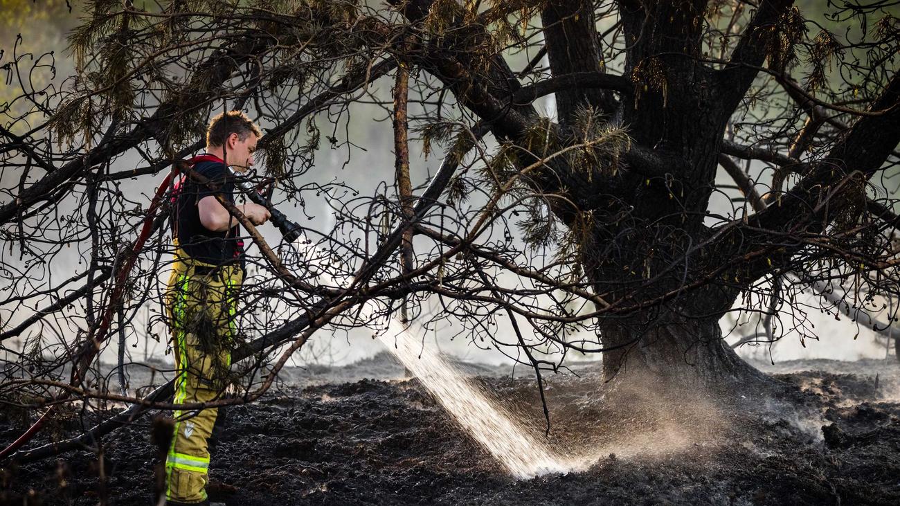 Naturbrände: NRW-Feuerwehr hilft bei Bränden in den Niederlanden
