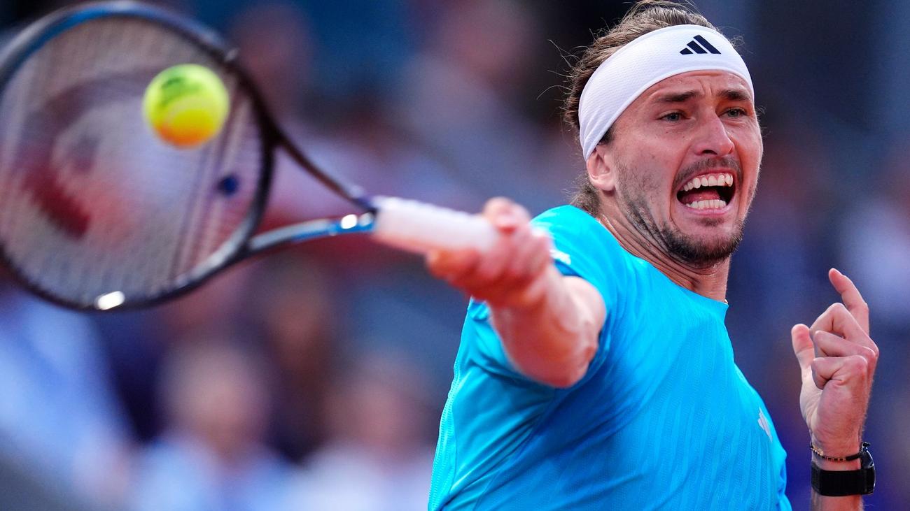 Tennisturnier in Madrid: Zverev bricht Halbfinal-Fluch und fordert Sinner