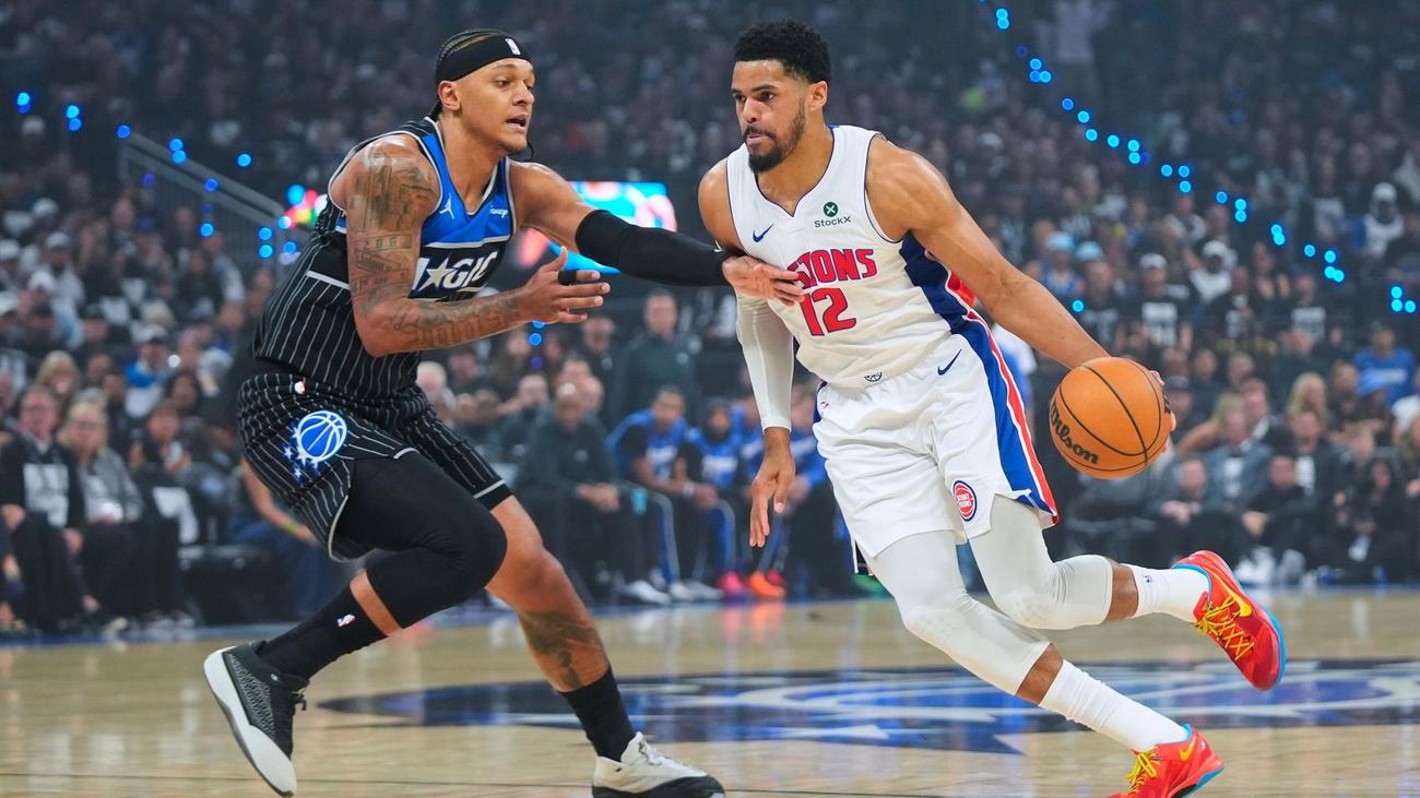 Basketball: NBA: Orlando verspielt Sieg - Playoff-Showdown in Detroit