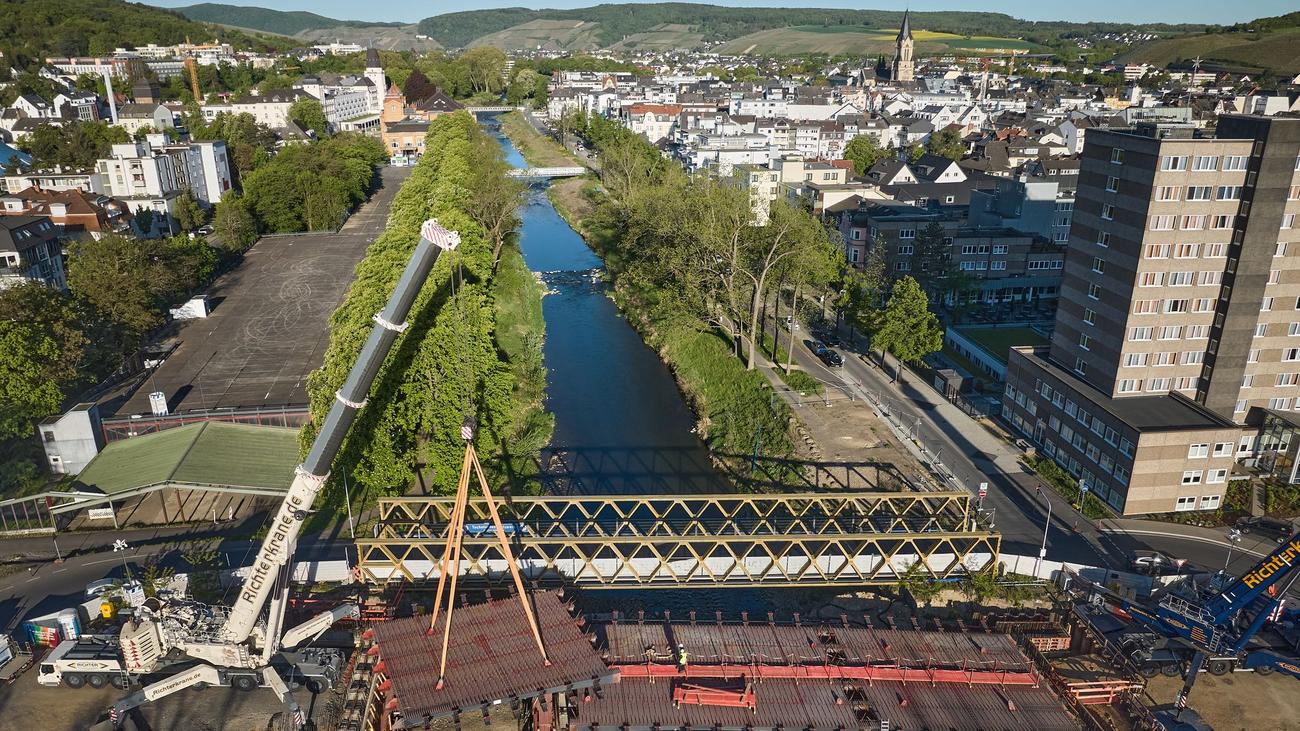 Brücken: Neue Landgrafenbrücke soll Hochwasser im Ahrtal standhalten