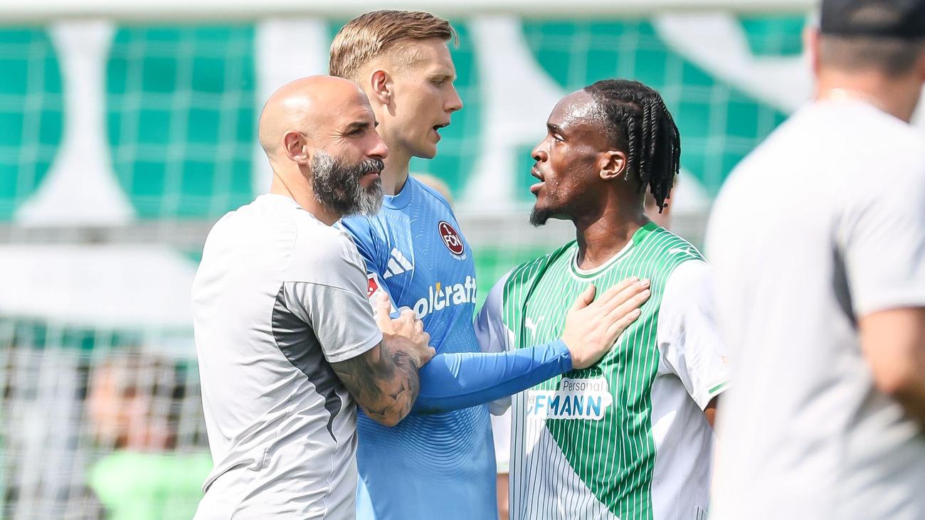 2. Fußball-Bundesliga: 276. Frankenderby ohne Sieger: Fürth und der «Club» hadern