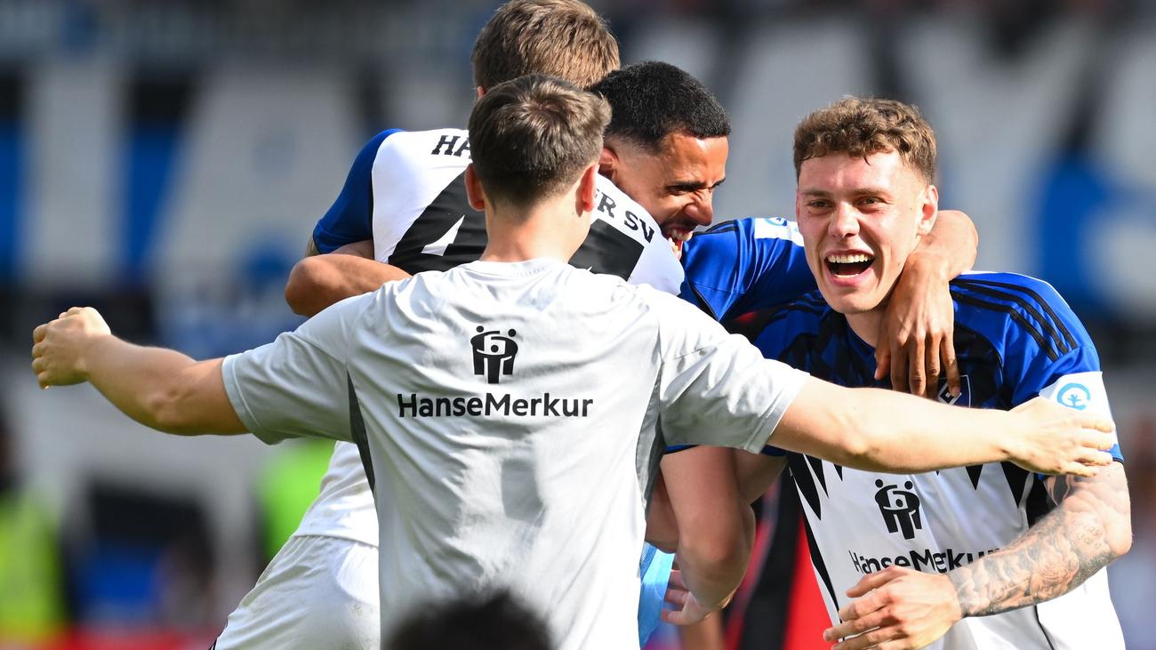 Fußball-Bundesliga: HSV feiert «Big Points»: «Lohn für die harte Arbeit»