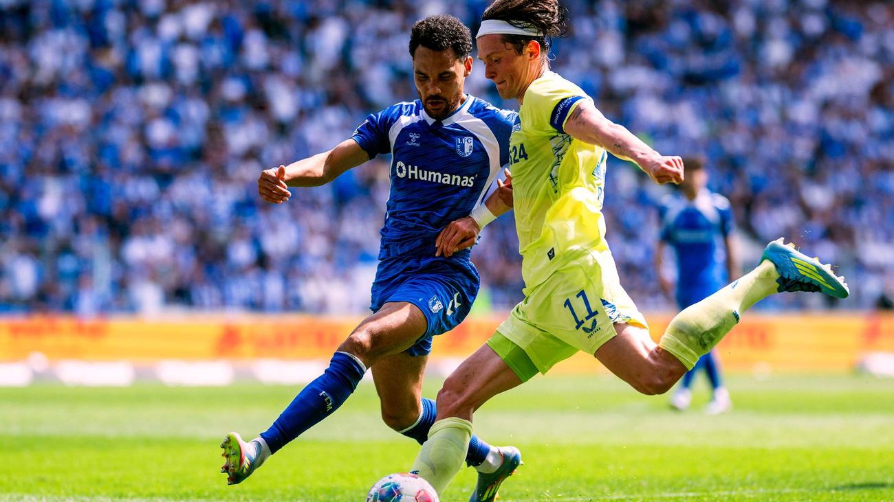 Fußball: Magdeburg klettert aus dem Keller: 1:0 gegen Hertha BSC