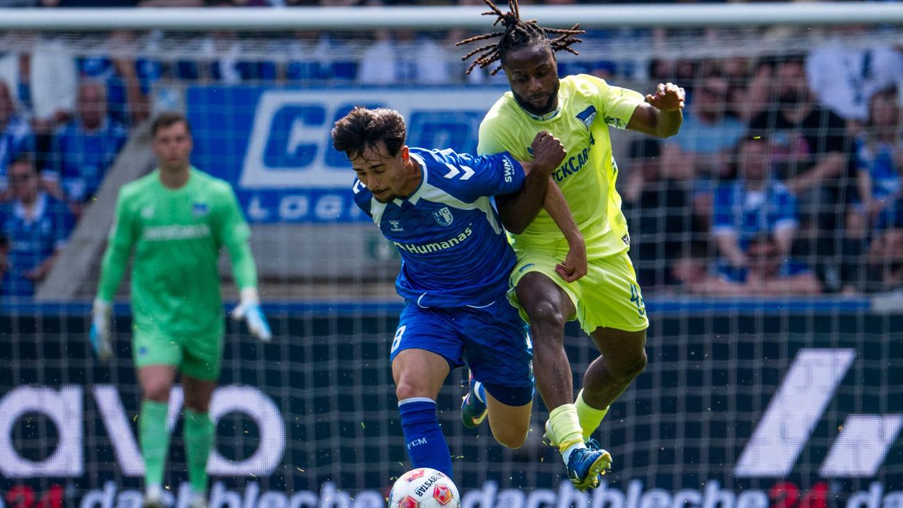 2. Fußball-Bundesliga: Magdeburg verlässt Abstiegsplatz nach Sieg gegen Hertha
