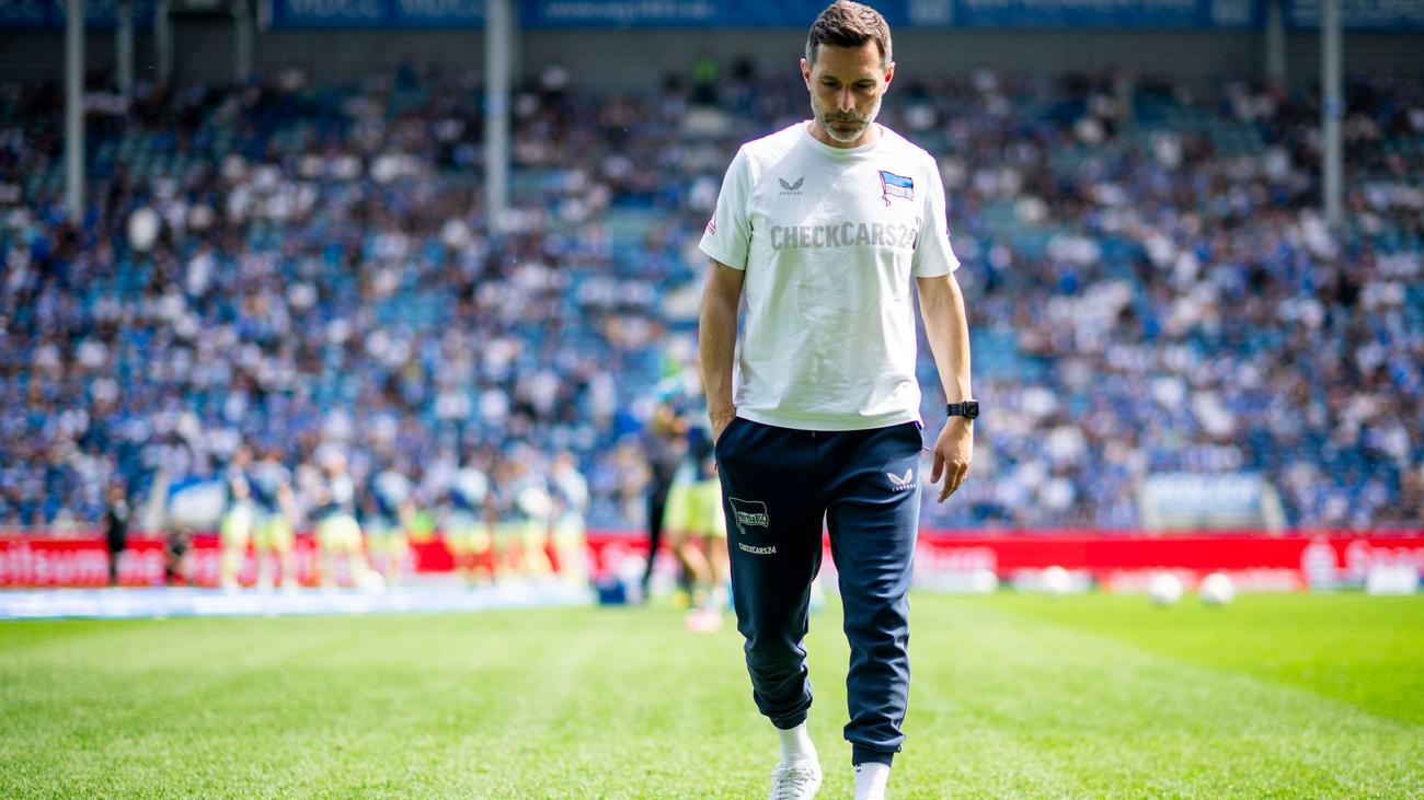 Zweite Fußball-Liga: «Richtig angefressen»: Hertha-Trainer vermisst Intensität