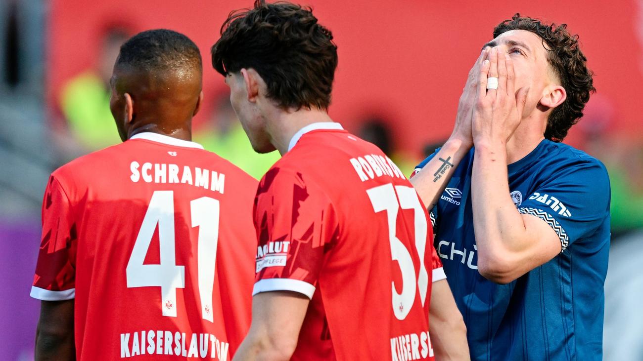 Endspurt in der zweiten Liga: Bielefeld muss nach 0:2 auf dem Betzenberg weiter zittern