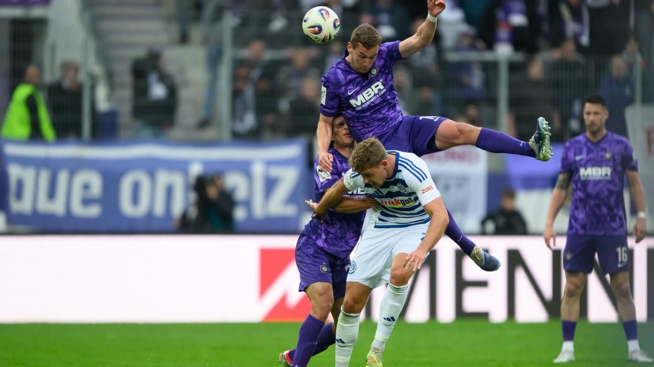 3. Fußball-Liga: Versöhnung am letzten Heimspieltag: Aue ärgert Duisburg